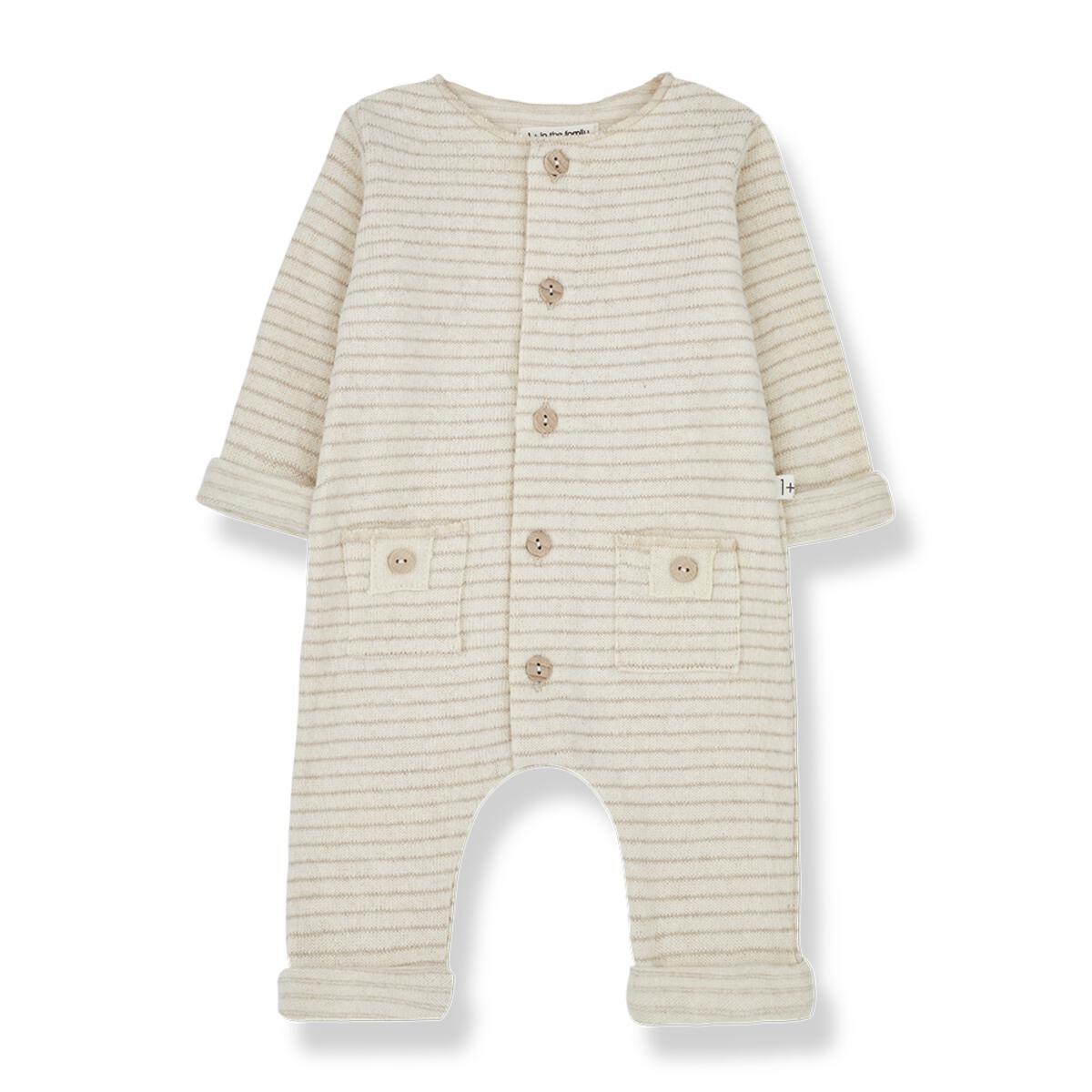achille jumpsuit in ecru by 1+ in the family