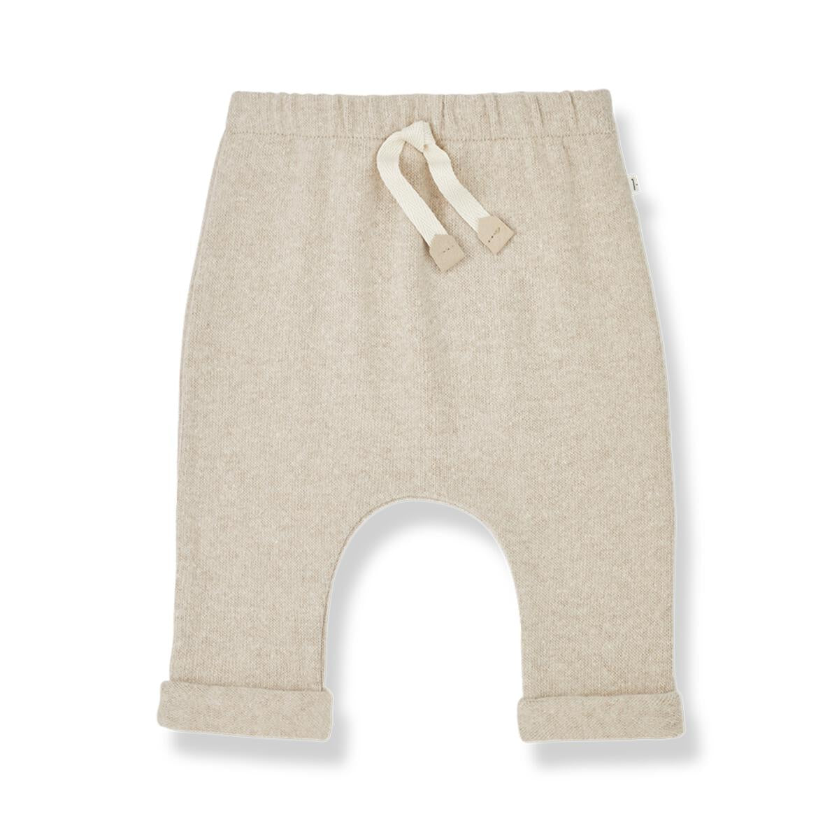 alain pants in beige by 1+ in the family