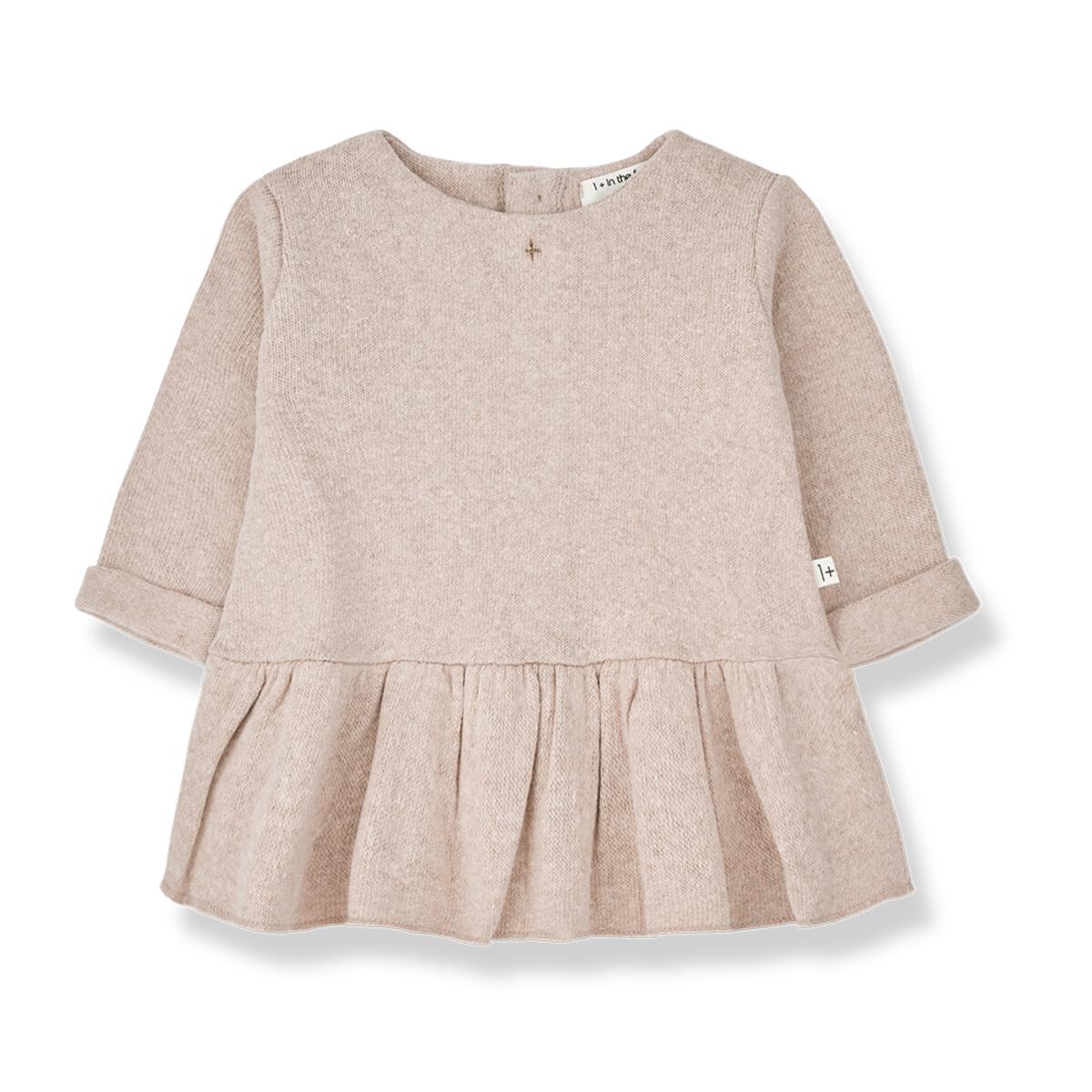 cecile dress in nude by 1+ in the family