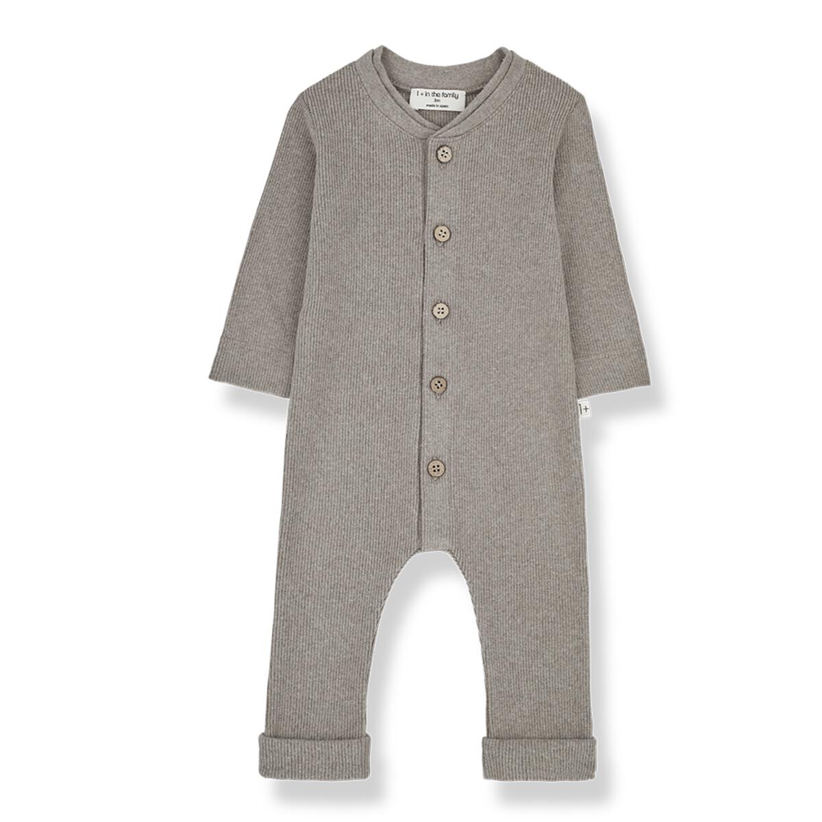 milan jumpsuit in taupe by 1+ in the family