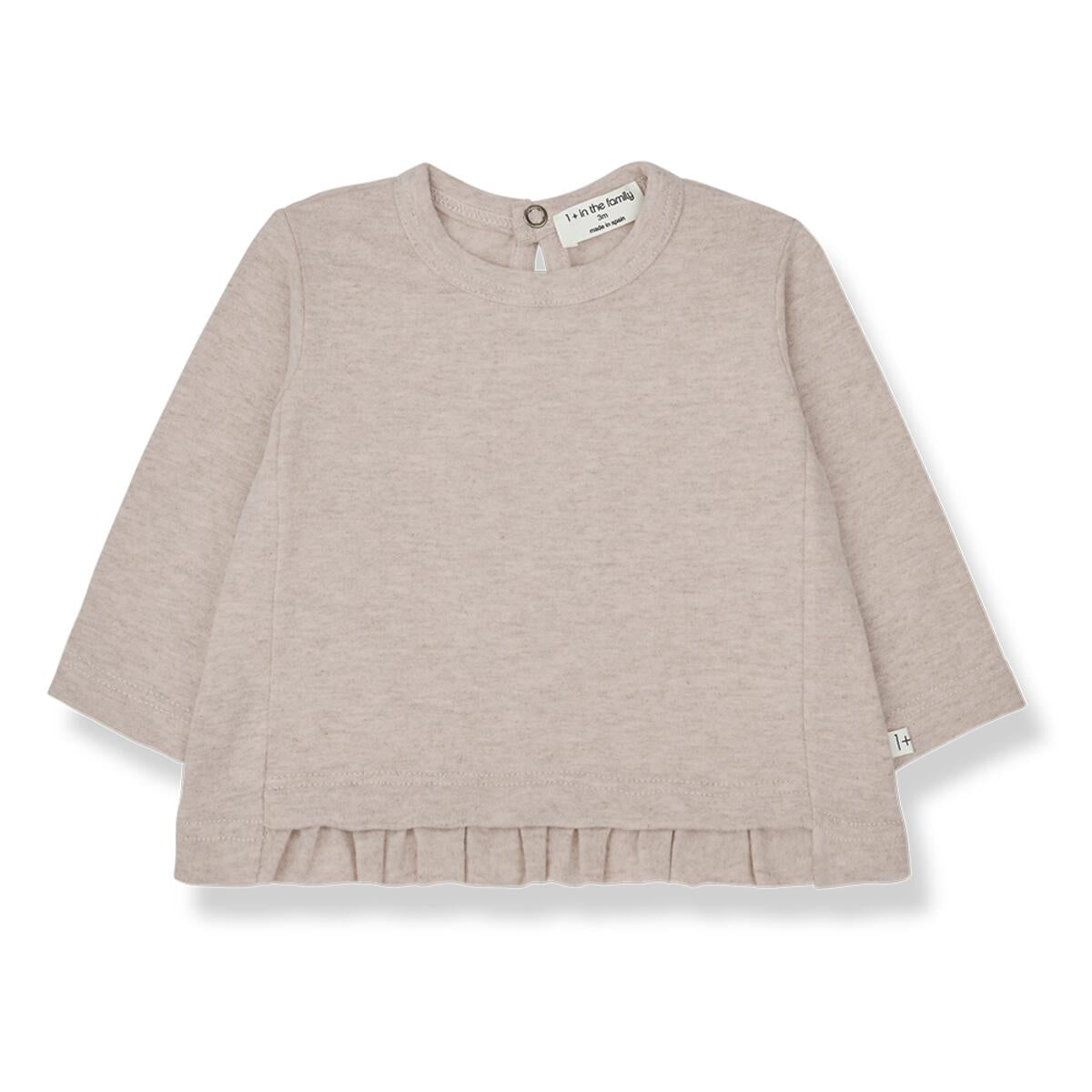 julie girly t-shirt in nude by 1+ in the family