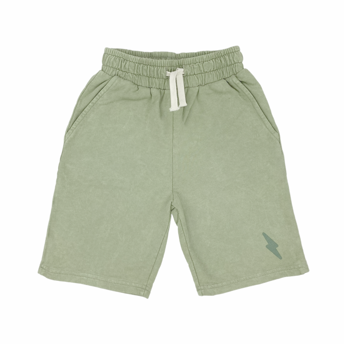 Pine Sweat Shorts - Mineral Pine by Tiny Whales