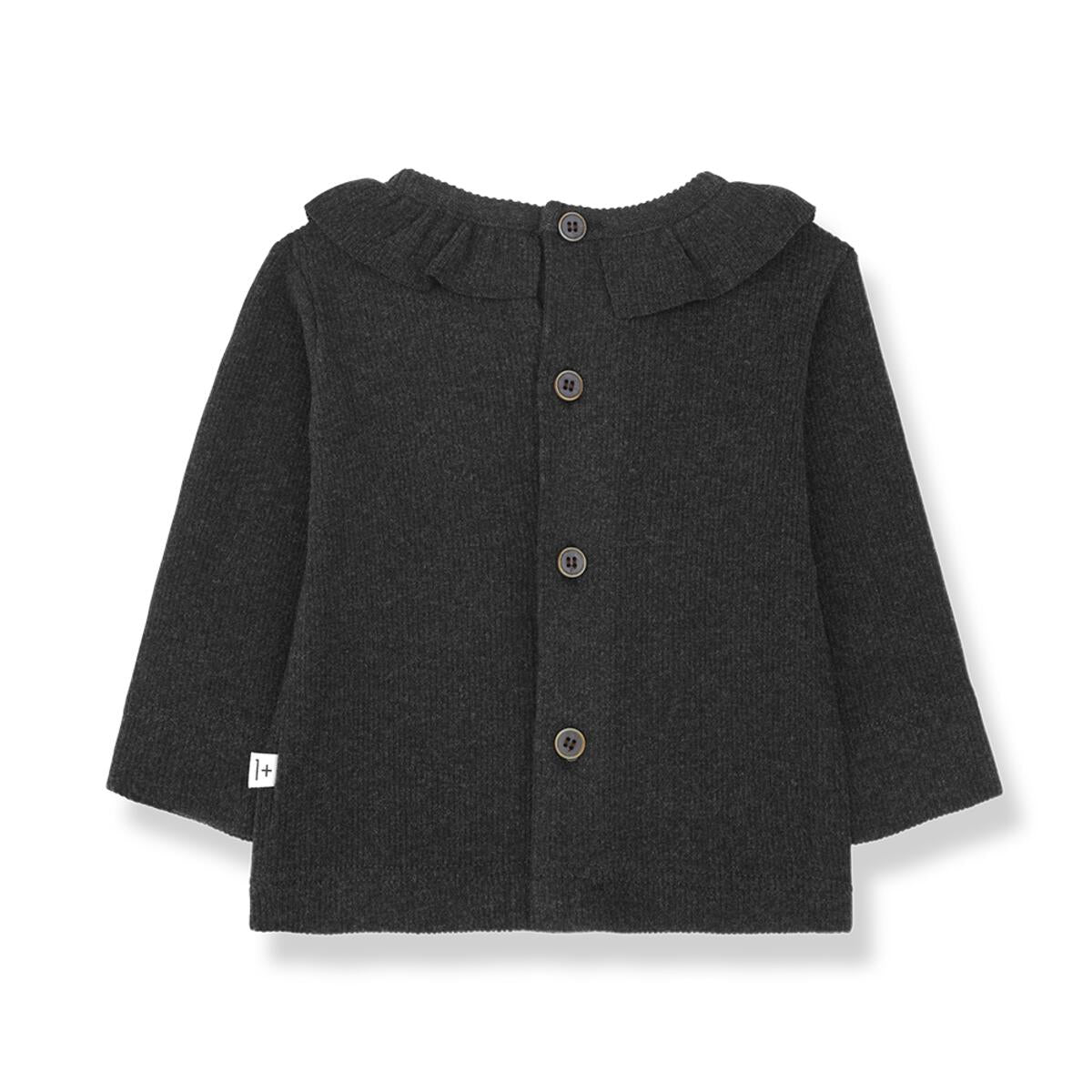 Anna Collar Blouse - Anthracite by 1+ in the family