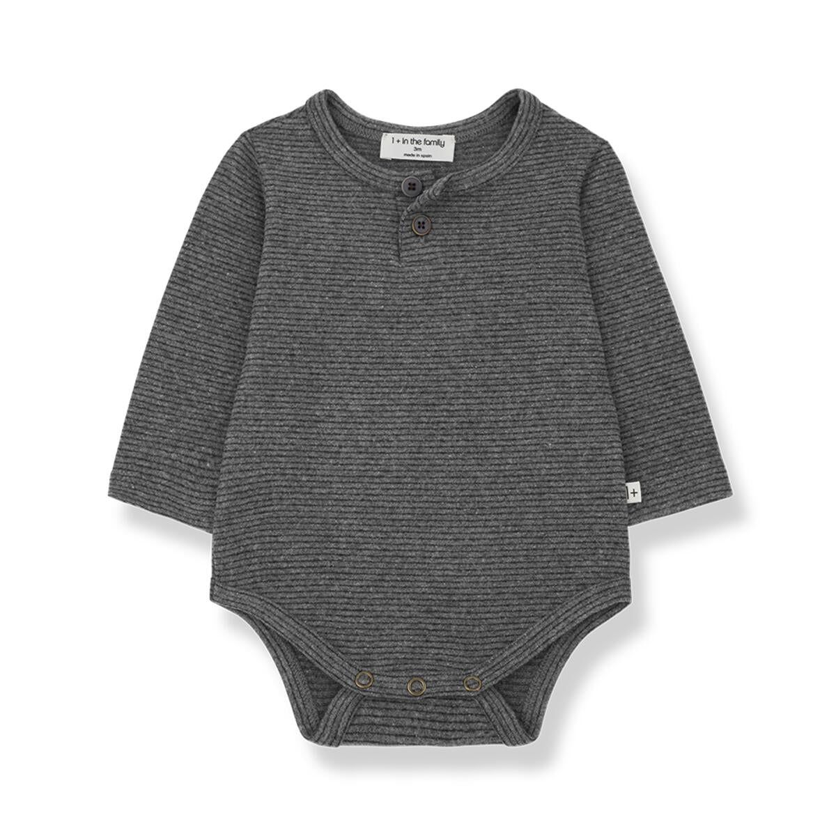 Elies Bodysuit - Grey by 1+ in the family