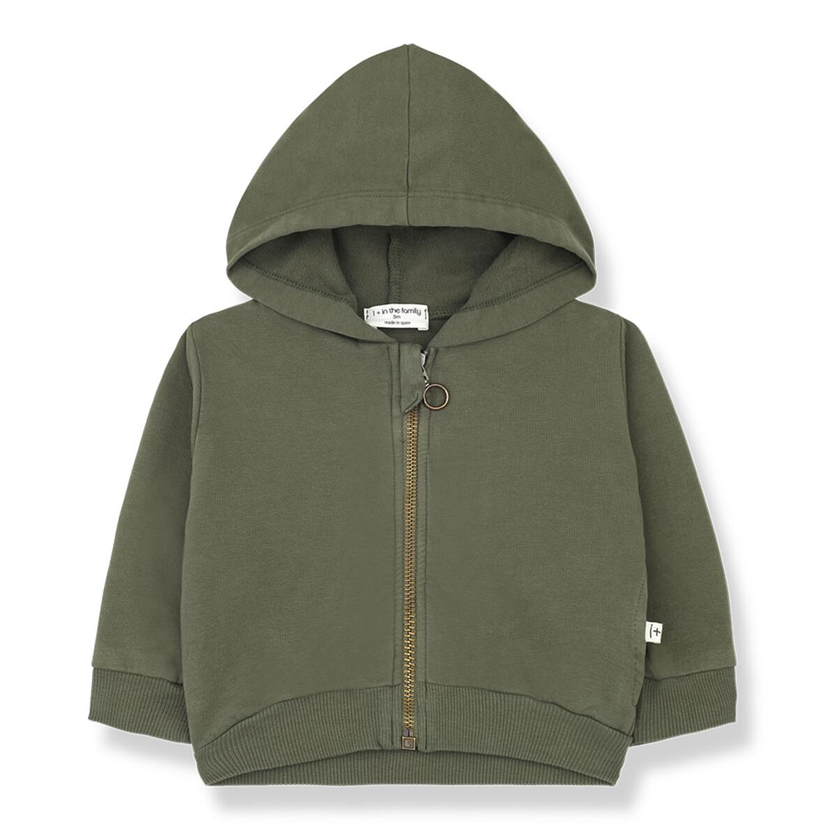 Jaume Hooded Jacket - Olive by 1+ in the family