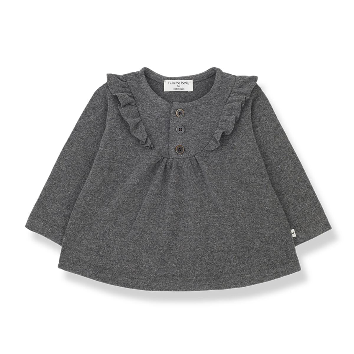 Martina Blouse - Grey by 1+ in the family