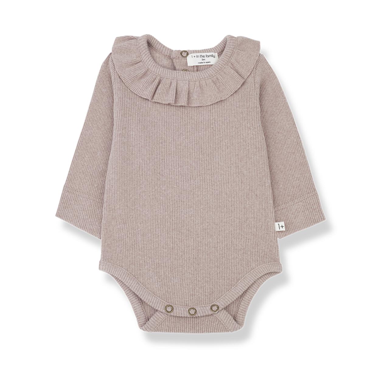 Vera Collar Bodysuit - Old Rose by 1+ in the family