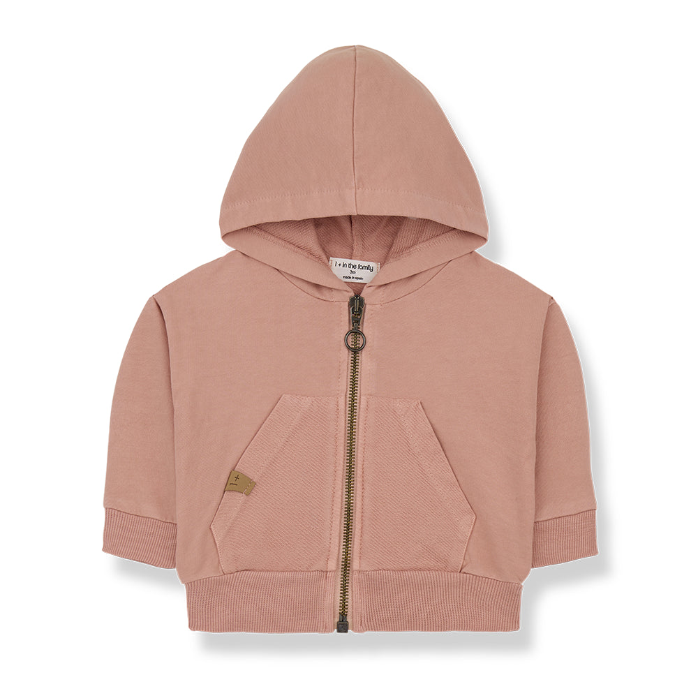 koldo hood jacket - coral by 1+ in the family