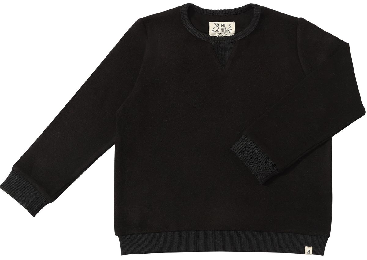Tarquin Black Sweatshirt by Me & Henry