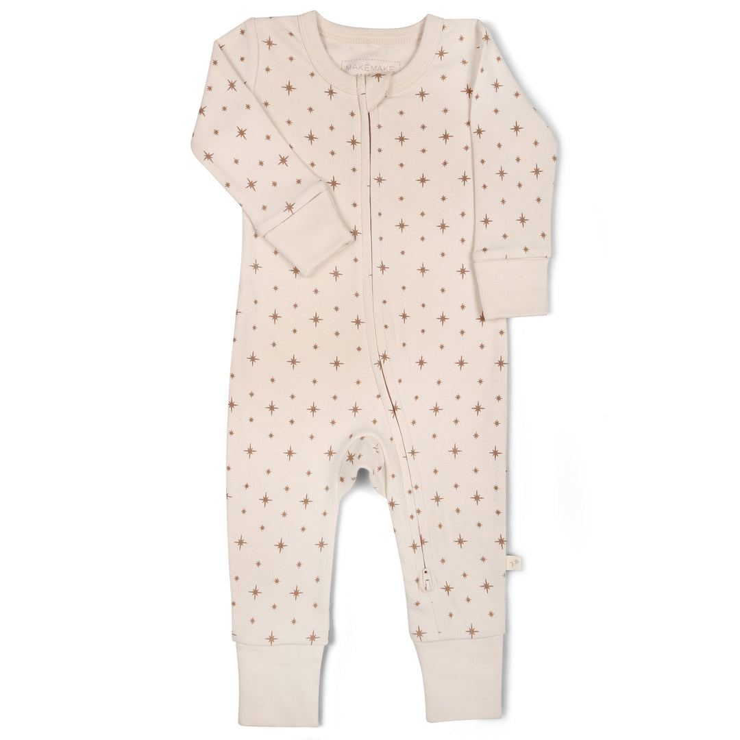 Organic 2-Way Zip Romper - North Star by Makemake