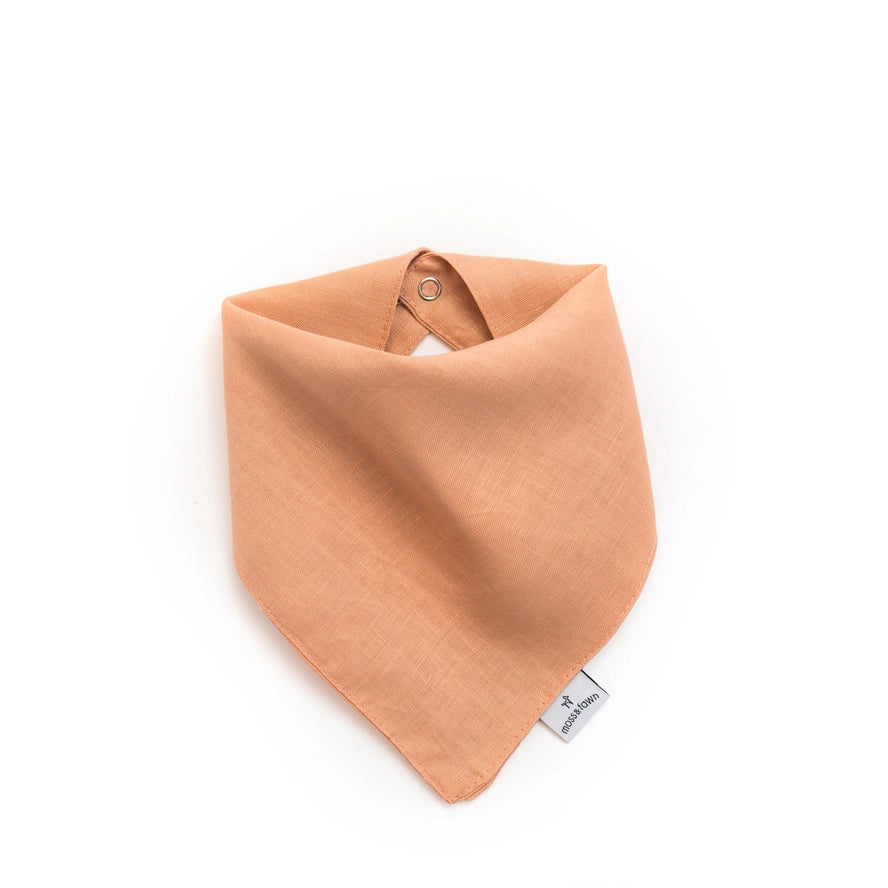 100% Linen Drool Bib - Bloom by Moss & Fawn