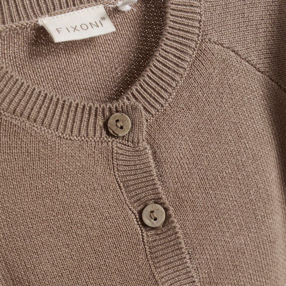 Knit Romper in Affogat by Fixoni