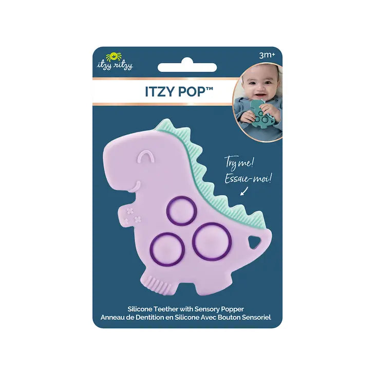 Itzy Pop Lilac Dino by Itzy Ritzy
