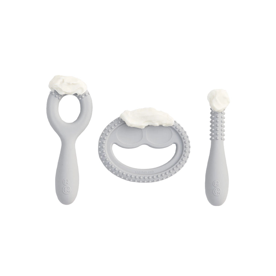 Oral Development Tools in Pewter by ezpz