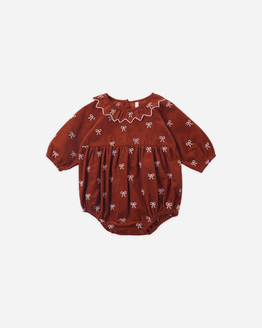 Freya Romper || Bows by Rylee + Cru