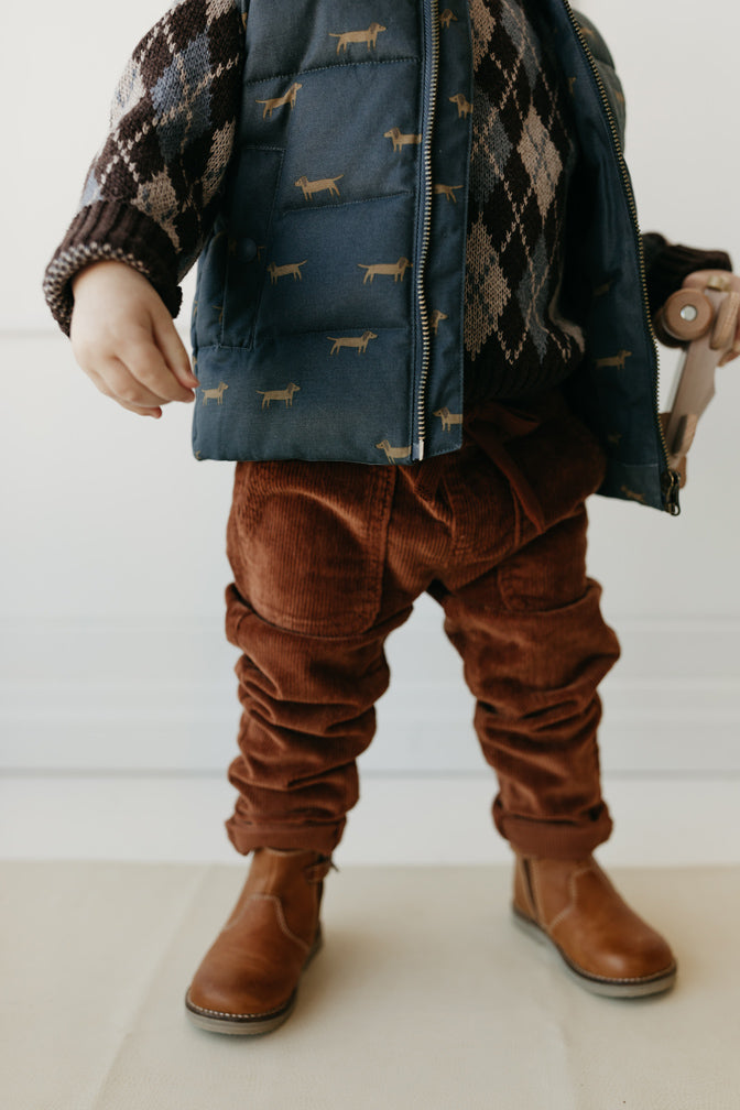 Cillian Cord Pant - Gingerbread by Jamie Kay