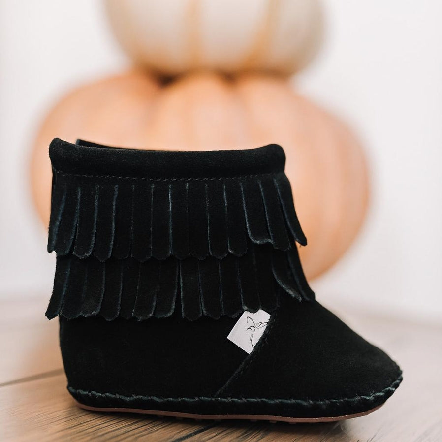 Black Cozy Boot by Little Love Bug