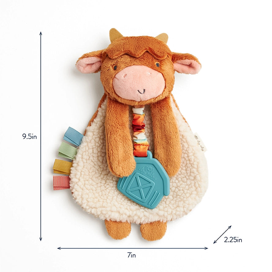 Highland Cow Itzy Friends Lovey™ Plush by Itzy Ritzy