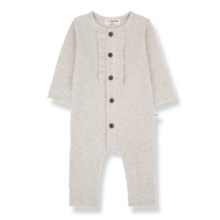 elsa girly jumpsuit- rice by 1+ in the family