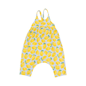 Tie Back Romper - Sunny Lemons by Angel Dear