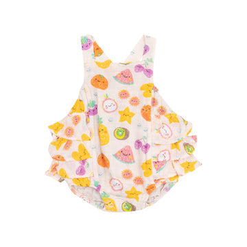 Ruffle Sunsuit - Tropical Market Fruit by Angel Dear