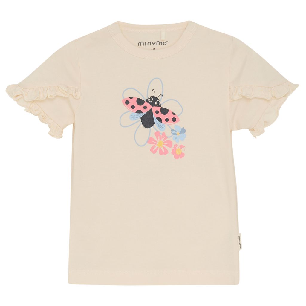 Girls T-Shirt White Swan by Minymo