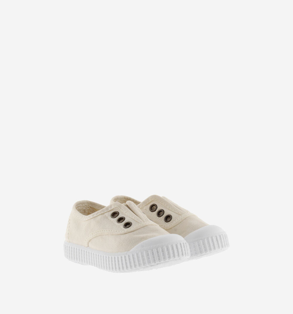INGLESA DREC® CANVAS PLIMSOLL ELASTIC - COTTON by Victoria Barefoot