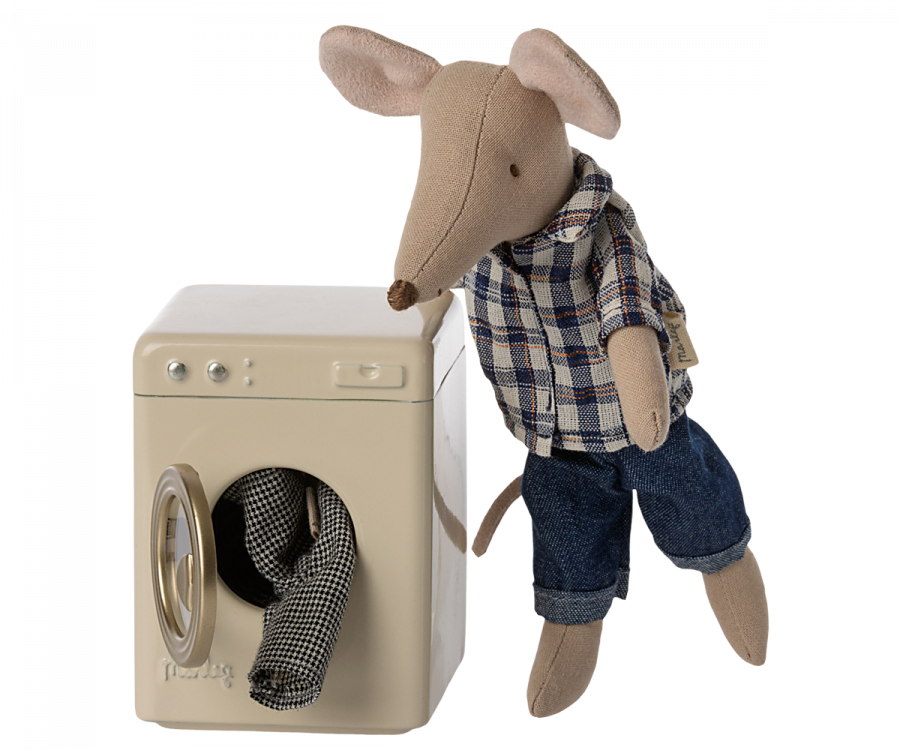 Washing Machine, Mouse by Maileg