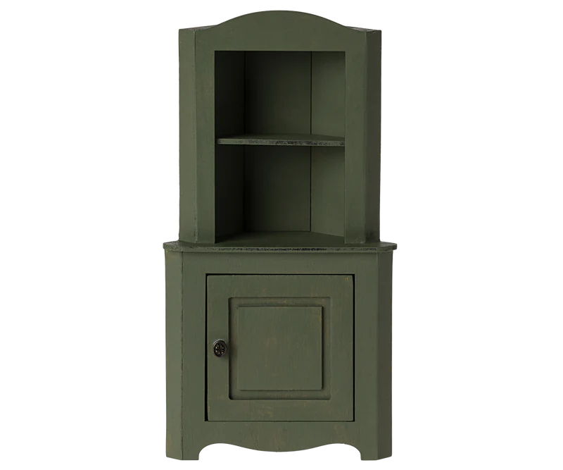 Corner Cabinet, Miniature - Dark Green by Maileg