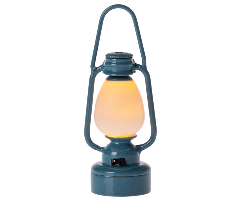 Vintage lantern, Mouse - Blue by Maileg