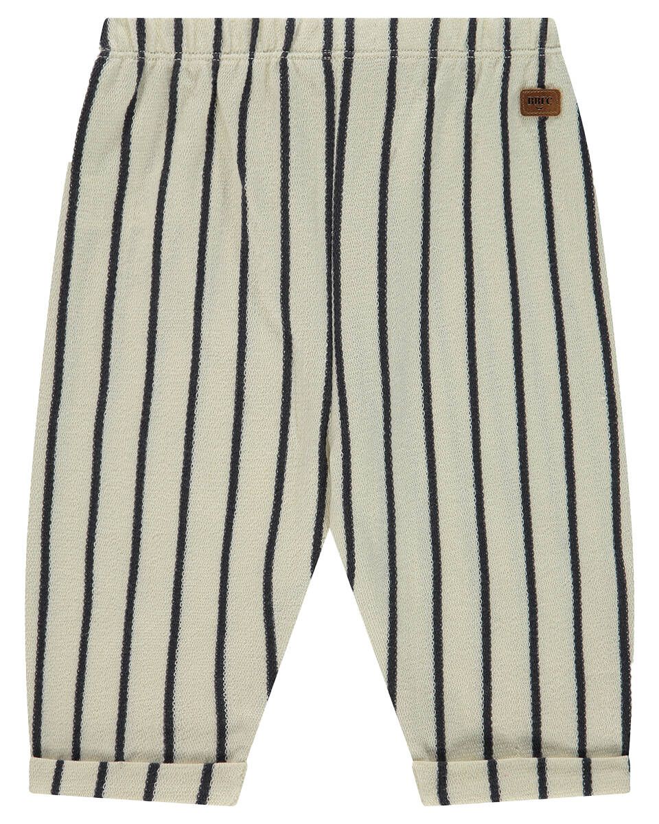 Baby Boy's Relaxed Fit Sweatpants- Off White Stripes by Babyface