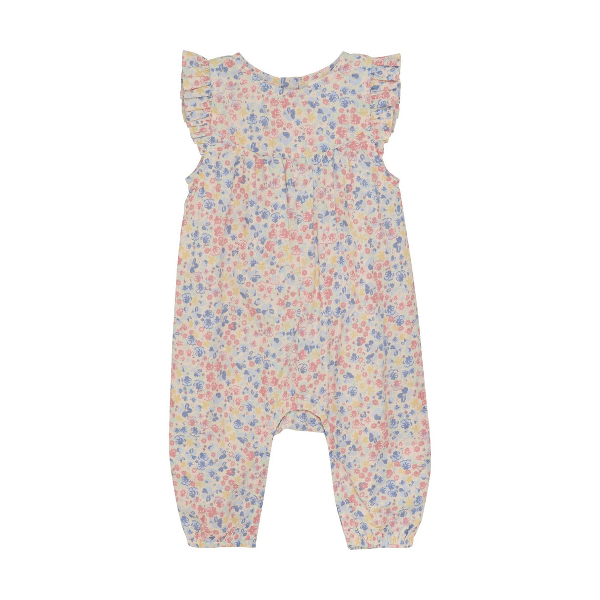 Infant/kid Girl Suit Aop W. Lining in Floral by Minymo