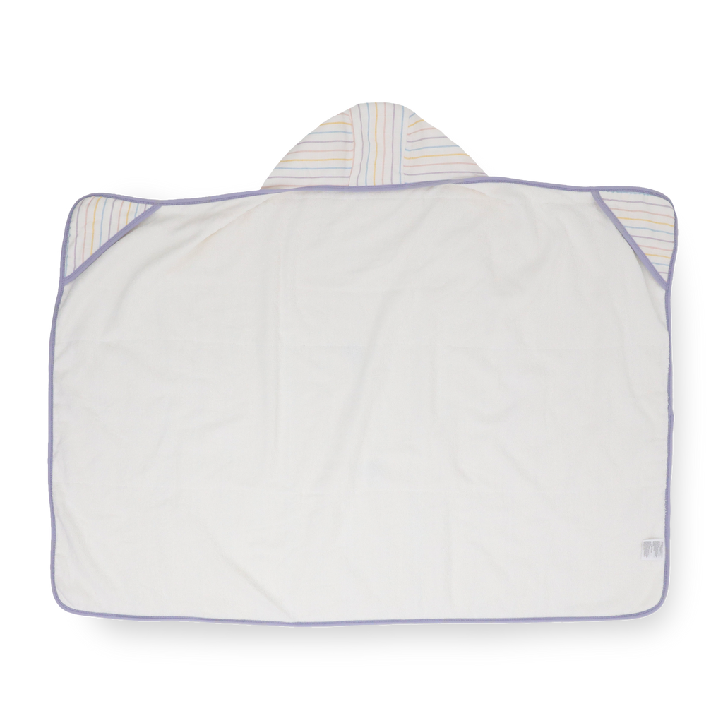 Toddler Hooded Towel - Unicorn Stripe by Little Unicorn