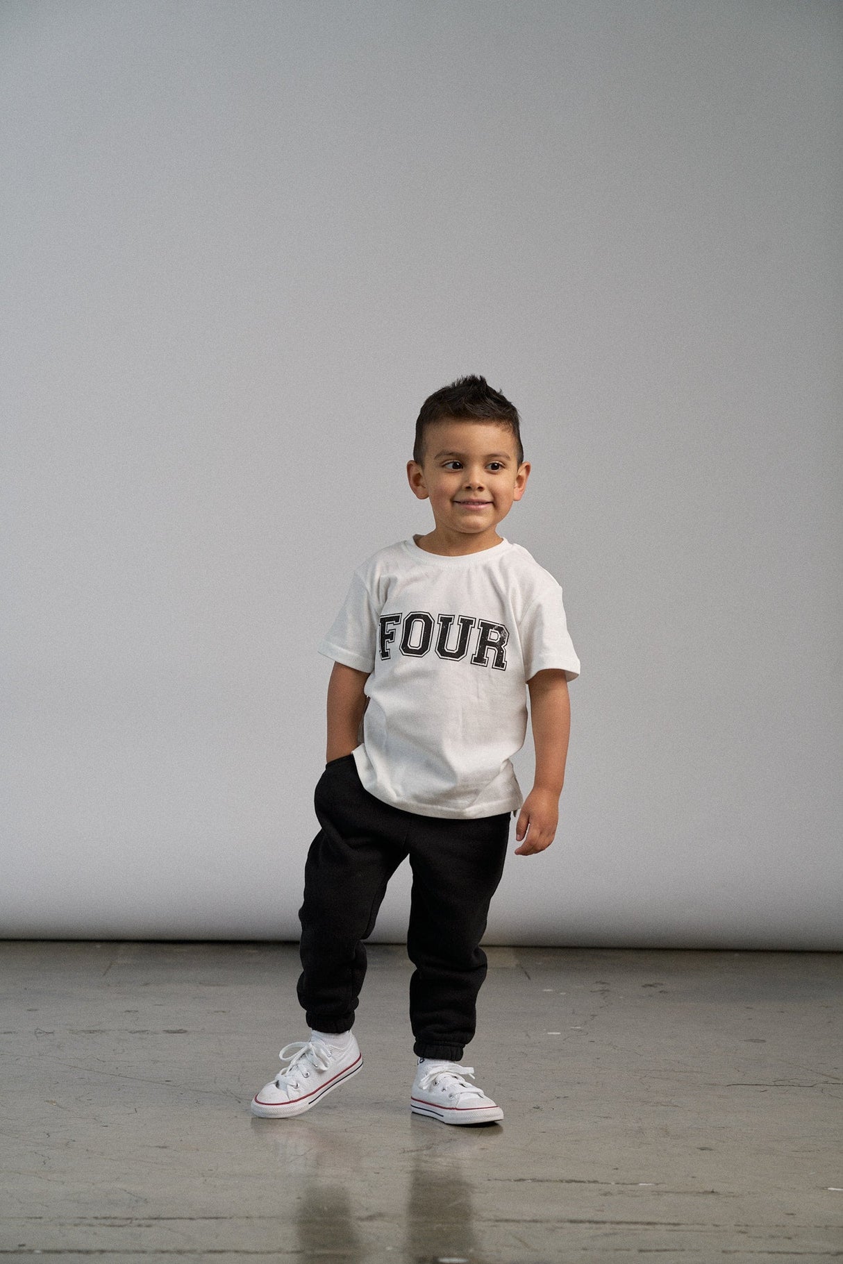 4th B-Day Elevated Shirt - White by Little Bipsy