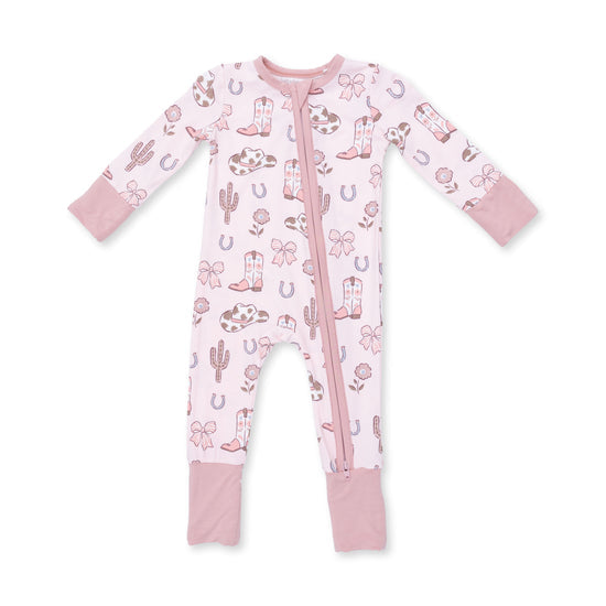 Convertible Romper- Cowgirl Boots and Bows by Angel Dear