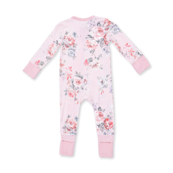 Convertible Romper- Painterly Rose Bouquets by Angel Dear