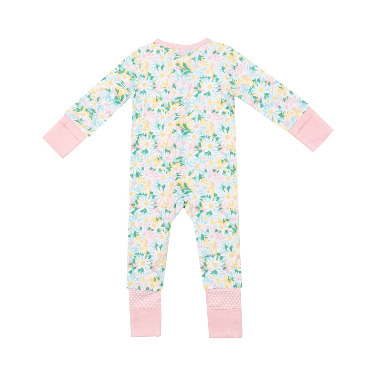 2-Way Zipper Romper - Color Fill Daisies by Angel Dear