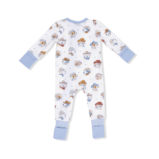 Convertible Romper- Cowdogs by Angel Dear