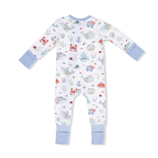 Convertible Romper- Sailor Sea Creatures by Angel Dear