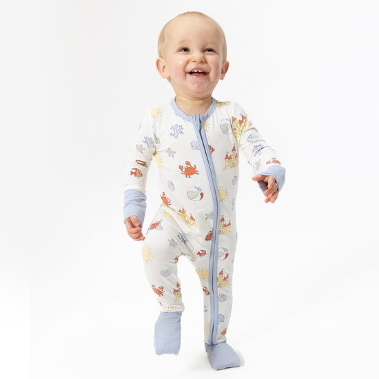 Convertible Romper- Sunny Sandcastles by Angel Dear