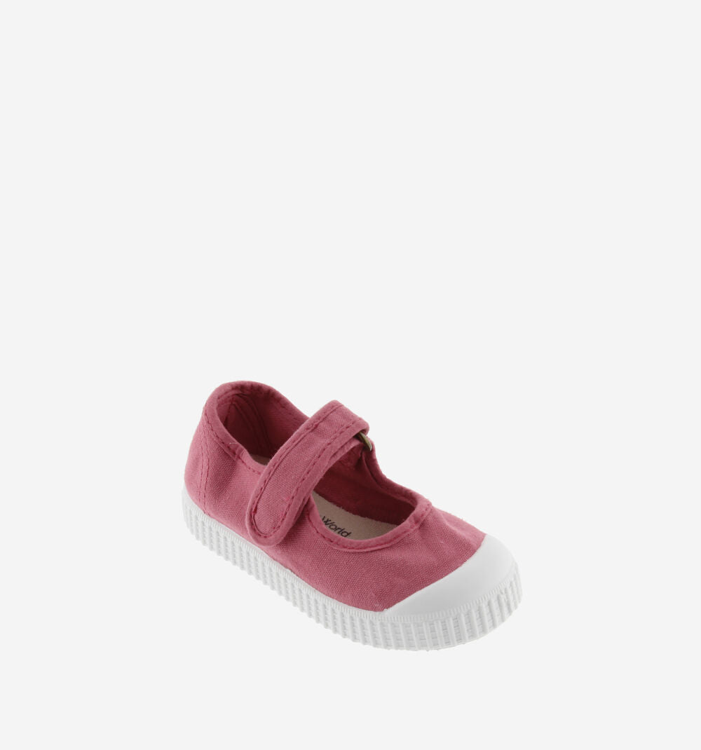 Drec Canvas Mary Jane- Frambuesa by Victoria Shoes