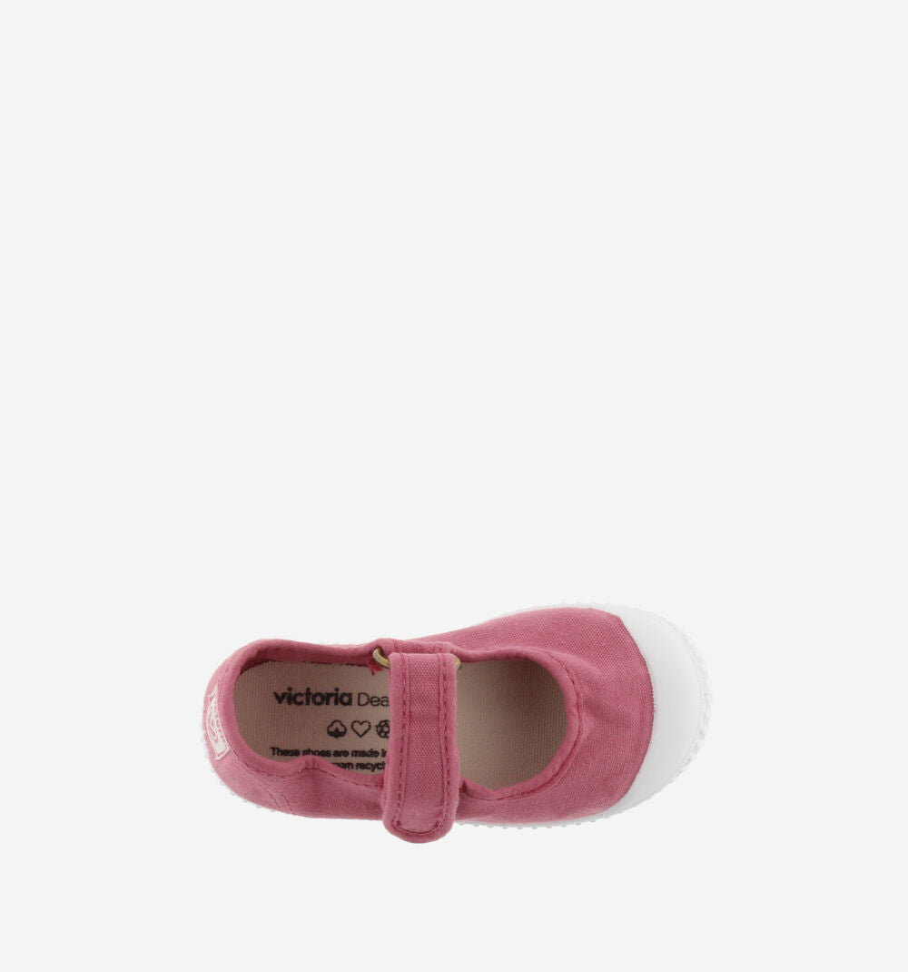 Drec Canvas Mary Jane- Frambuesa by Victoria Shoes