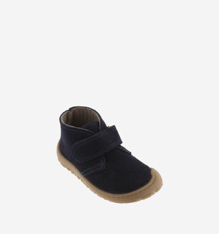 Bosco Strap Barefoot Split Leather Ankle Boot- Marino by Victoria