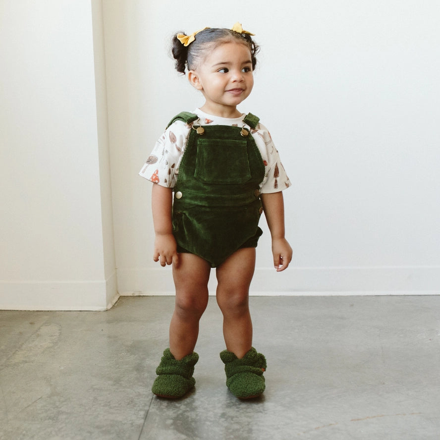 Sherpa Baby Stay-On Boots - Spruce by goumikids