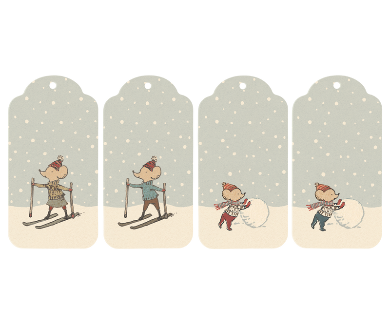 Christmas gift tags, 12 pcs by Maileg