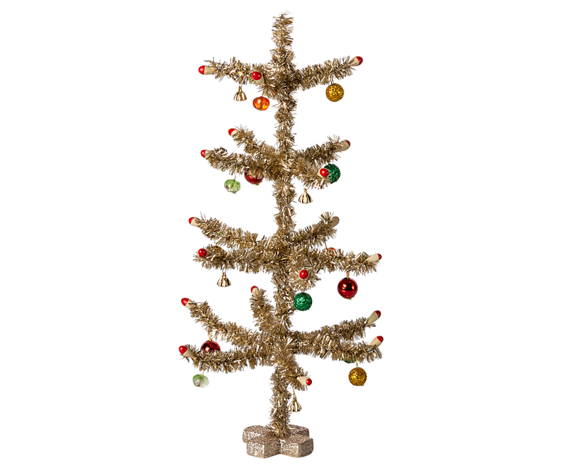 Christmas tree, Gold - Red and green decoration by Maileg