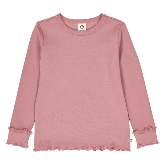 Cozy Me Rib Deco Top- Nostalgia Rose by Musli