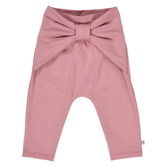 Cozy Me Sweat Bow Pants- Nostalgia Rose by Musli