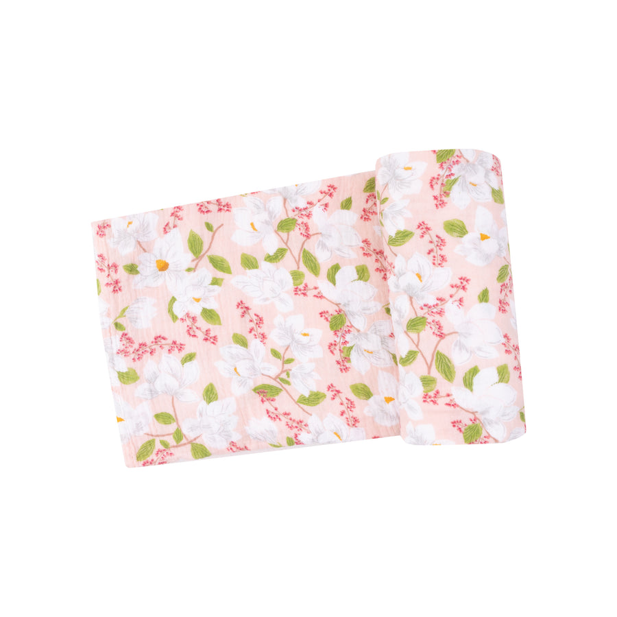 Swaddle Blanket - Magnolias by Angel Dear