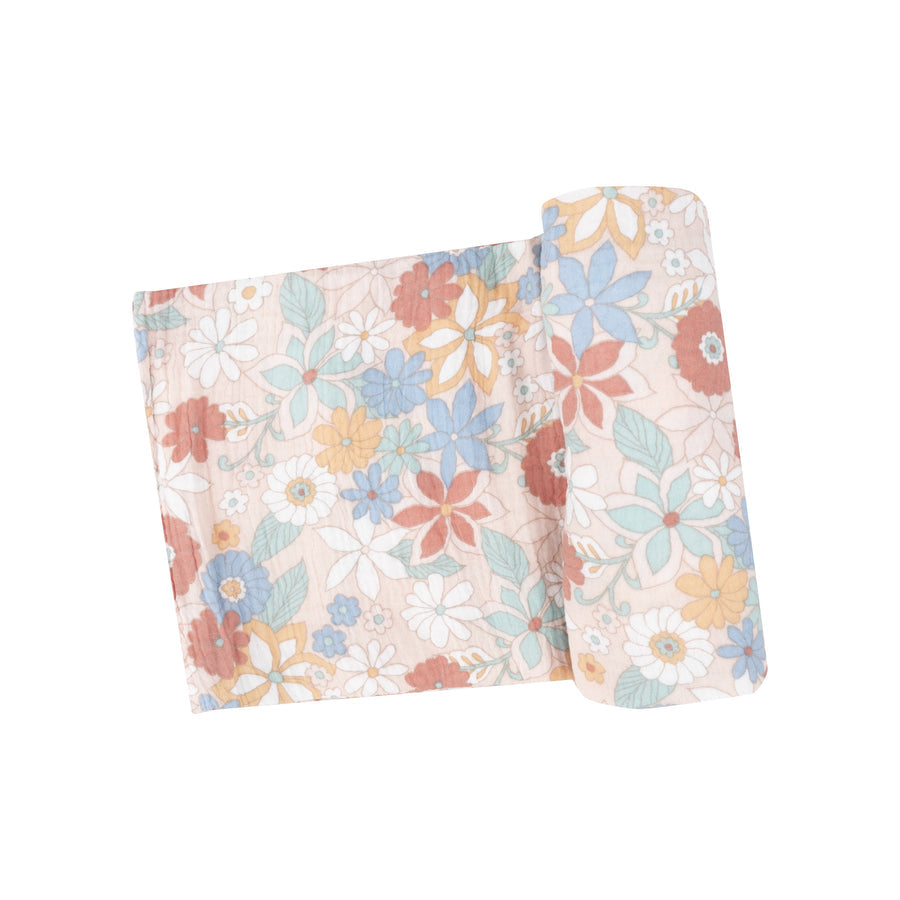 Swaddle Blanket - Tropical Retro Floral by Angel Dear